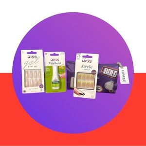 Clinique & KISS Nail Beauty Set NWT